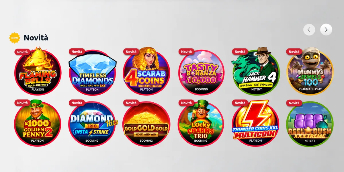 Betstation Casino novità slot machine online e nuovi giochi Italia
